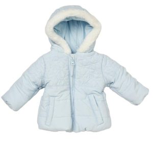 Baby boys blue coat for newborn to 12 months UK