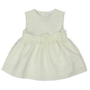 Baby girl lemon lined party dress for UK babies